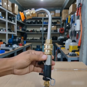 High Pressure Curve Nozzle - Pressure Washer Aircon Cleaning Tool for AC Unit Home Car Wash