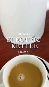 Dowell 1.7L Temperature Control Electric Kettle | SUS304 Stainless Steel | 5 Temperature Settings | Double Wall Cool-Touch | Triple Safety | 2000W | EK-217T