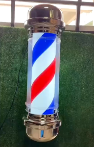 💈ไฟหมุนร้านเสริมสวย ไฟร้านเสริมสวย ไฟหมุนหน้าร้าน ไฟหมุน LED💈ไฟหมุนร้านตัดผม กันน้ำ กันแดด ความสว่างสูง