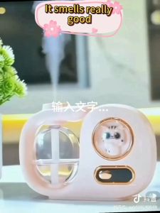 Aromatherapy Diffuser & Humidifier USB Rechargeable Auto-spray Perfume Dispenser for Home Bathroom