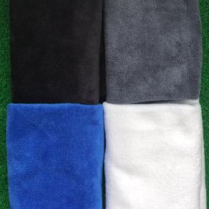 Microfiber Golf Towel 40X40cm Golf Towel Hook and Loop Fastener The Convenient Golf Cleaning Towel Black Grey Blue White New
