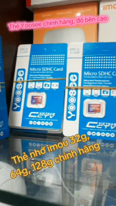 Thẻ nhớ yoosee imou chính hãng 128g 64g 32g