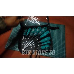 COD Taffware Obeng Set Lengkap Super Baja Reparasi Magnetic Head 10in1 - SK804