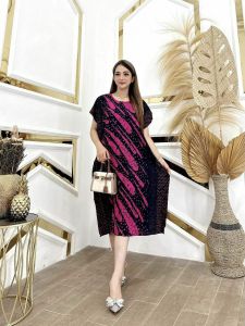 DASTER JUMBO MOTIF KINCIR LONGDRESS KEKINIAN LD 150