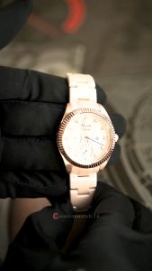Jam Tangan Wanita Alexandre Christie Multifunction AC 2B19 BFBRGPN Gold MOP Dial Rose gold Stainless Steel Ceramic Band
