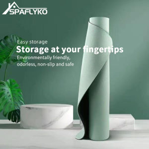 SPAFLYKO‌ TPE Yoga Mat 6 mm Non-Slip TPE Mat For Floor Workout - Exercise/Fitness/Yoga/Pilates Training / Yoga Mat - With Carrying Strap