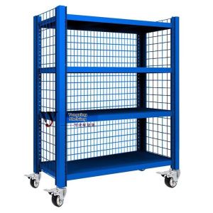 TONGGUMO | Heavy Duty Storage Rack With Wheels And Mesh Adjustable Multi-Layers