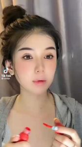 Cọ tán son môi đầu tròn siêu mềm thiết kế đa năng nhỏ gọn che khuyết điểm