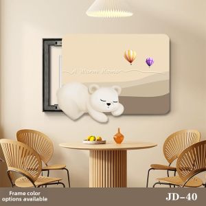 Modern Simple Cream Large Size No Drill Hanging Decorative Painting