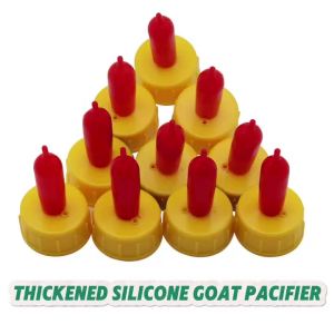 5/10/20PCS Lamb Goat Milk Nipple Drinker Livestock Feeding Tools Soft Rubber Nipple Pacifier Feeding Coke Bottle Nipples