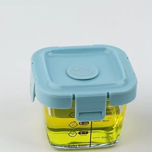SK-C1277 Baby Food Container Wadah Penyimpanan Mpasi Tahan Panas / Kotak Tempat Makan Kaca Baby