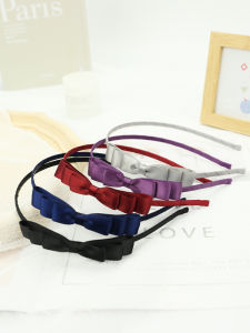 Cute Princess Butterfly Knot Hairband for Girls Childrens Fabric Hair Accessories Full Coverage Headbands Girls Hair Clips