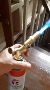 Adjustable Kitchen Butane Torch with Electronic Ignition 911Copper Torch Burner Can be inverted BBQ