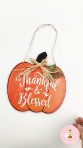 Pinky Bee Dekorasi Halloween Gantungan Pintu Thankful  66171200
