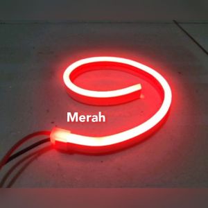 LAMPU DRL ALIS FLEXIBLE 15CM / 3OCM / 45CM / 60CM 12V VARIASI MOTOR MOBIL