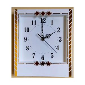 Jam Dinding Kotak Elegant Bunyi Melodi