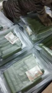 Baby care ขนมหญ้าแมว ผลิตจากต้นอ่อนข้าวสาลี ช่วยขัดฟัน 1 ถุง บรรจุ 10 ชิ้น Catnip Sticks 10pcs