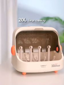 Local delivery Canbo UV bottle sterilizer dryer baby bottle sterilizer cabinet touch home two-in-one machine Malaysia voltage can be used directly.