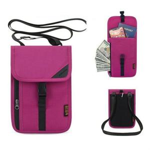 Travel Multi-Functional RFID Passport ID Bag Hanging Neck Small Capacity Backpack for Men And Women Spring 2024 EVA Material