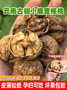 New 2024 Stock Yunnan Paper-Skin Ugly Walnuts Thin Shell Dry Walnuts 9 Pounds Wild Harvested Snacks for Pregnant Women And Kids