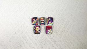 Bandai | One Piece Fashion Cartoon Enamel Pin Brooch - Handsome Sanji Nami Usopp - Metal Badge Accessory for Backpacks And Clothing