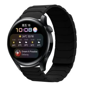 20mm 22mm Magnetic Watchband For Amazfit Bip 6 5 3Pro/Balance 2/Active Max Silicone Strap For Amazfit GTR GTS 2 3 4/POP Pro/NEO