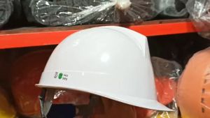 Nón bảo hộ lao động Hàn Quốc Kujie 1 có xốp chống va đập - Hình thật