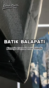 Kemeja Batik Pria Premium Motif Balapati Slim Fit Modern Elegan Katun Halus Full Furing M–XXL