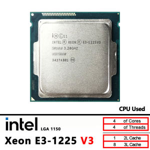 Intel | Intel Xeon E3 1225V3 E3 1225 V3 32 GHz Used Quad-Core Quad-Thread CPU 8M 84W LGA 1150