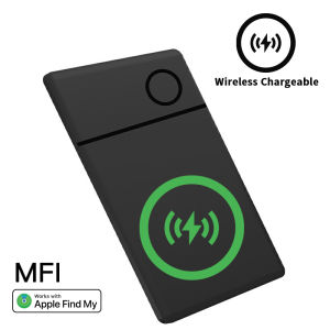 Wireless Rechargerable Smart Card-style Tracker Long-Distance Finder for Apple Find My Voice Locate Keys Bag Toys for IOS Iphone