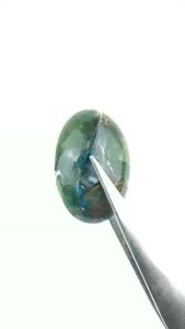 Natural Batu Akik Pancawarna Garut Leci Cikolak Serat Tembaga