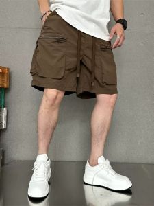 PAZHAOLANG | Big Size Multi-Pocket Work Shorts 5inch Leg