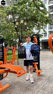 Balo Dây Rút Thể Thao Xbags Wisdom XB6005 Cao Cấp Màu Xanh Đen Chống Thấm Nước Siêu Nhẹ Có Ngăn Đựng Giày Riêng Năng Động Cá Tính!