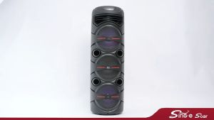 SING-E ZQS 8302 Outdoor Portable Bluetooth Speaker System RGB LED Lighting Three 8 Inch 400W Party Radio AUX