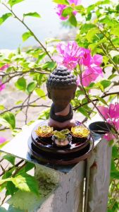 Combo ban thờ mini thờ Phật thờ Thần Tài vật phẩm phong thủy