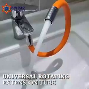 Kitchen Faucet Extended Hose Bathroom 360 Rotating Bent Faucet Extended Hose Washbasin Water Saving Faucet
