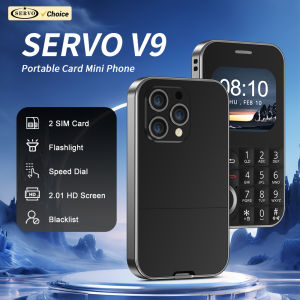 SERVO V9 2G Fashion Card Mobile Phone 2.01inch Screen Magic Voice Blacklist Speed Dial Dual SIM Standby Keyboard Small Cellphone