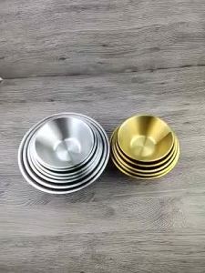 Commercial and Home-use Double Layer Cold Noodle Stainless Steel Bowl