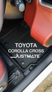 JUSTMATE TOYOTA พรมปูพื้นรถยนต์ CROSS 2020 - 2025 ใช้ได้กับ น้ำมัน และ HEV