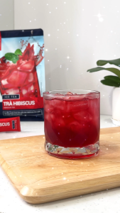 Trà atiso hòa tan Aka 432g (36 gói x 12g) trà hibiscus chua ngọt uống liền nguyên liệu pha chế tiện lợi