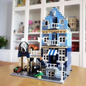 LELE BROTHER | European Market Shopping Street Creative Building Blocks Toys