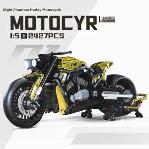 JINGGUAN | Harley Davidson Motorcycle Building Blocks Model