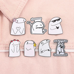สเปนการ์ตูน Flork เคลือบ Pins No Me Ofrezcan No Tengo Autocontrol เข็มกลัด Lapel Badge ของขวัญเครื่องประดับสําหรับเพื่อน
