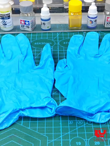 Vinyl/Nitrile Blend 100Pcs Disposable Gloves - Food Grade for Healthcare Food Handling & Tattoo - Essential Personal Protective Equipment