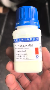 Hóa chất::35- Dinitro Salicylic 98%-Thuốc thử 25gram xilong hoặc zhangzhun