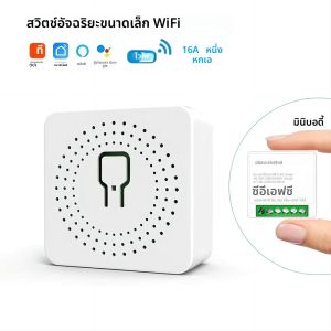 Tuya 16A MINI Wifi สวิทช์ DIY 2 ทิศทางรีโมทคอนโทรลรีเลย์ตั้งเวลารีเลย์อัตโนมัติสําหรับ Smart Life ทํางานร่วมกับ Alexa Google Home Alice