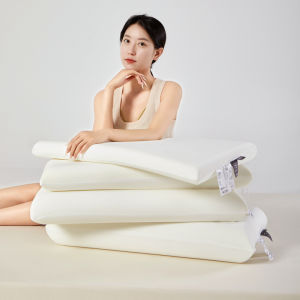 หมอนทรงสี่เหลี่ยมรูปทรงยาวแบบทรงจำความร้อนสำหรับโรงแรม Pro2 Memory Foam Neck Support Pillow ที่ช่วยให้หลับลึกและไม่เปลี่ยนรูป