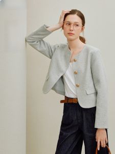 INMAN | Áo Khoác Thời Trang Cho Người Đi Làm Slim Fit Cổ Tròn Tay Dài Kiểu Dáng Rộng
