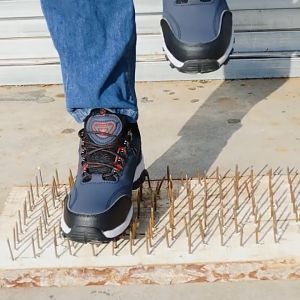 Brand WHITBY (COD 3 Days Delivery)Safety Shoes Anti Slip & Smash Protective Steel Toe Cap Men Shoes Kasut Lelaki Kasut Kerja Steel Toe Shoes Men Women