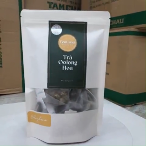 TRÀ OOLONG QUẾ HOA TÂM CHÂU 80G - hỗ trợ hô hấp tim mạch và ổn định huyết áp